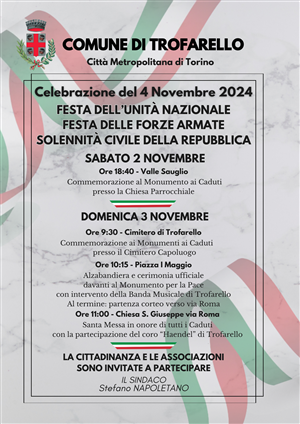 Celebrazione 4 Novembre