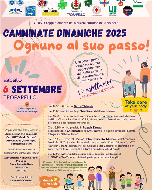 Camminata dinamica: Ognuno al suo passo - sabato 6 settembre